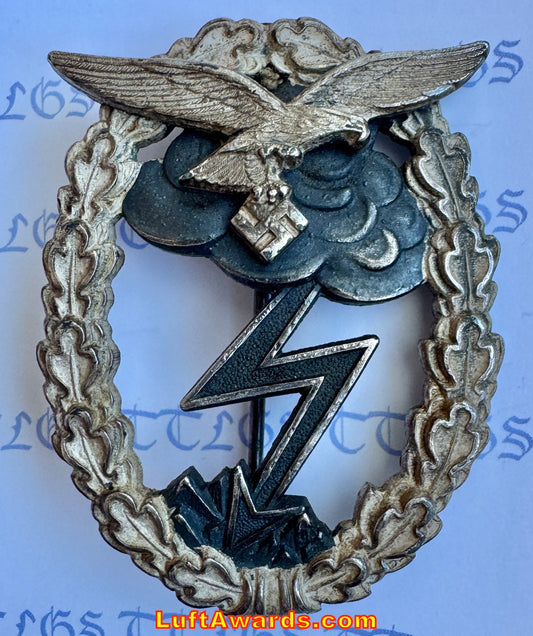 Gustav Brehmer Luftwaffe Assault Badge Near Mint