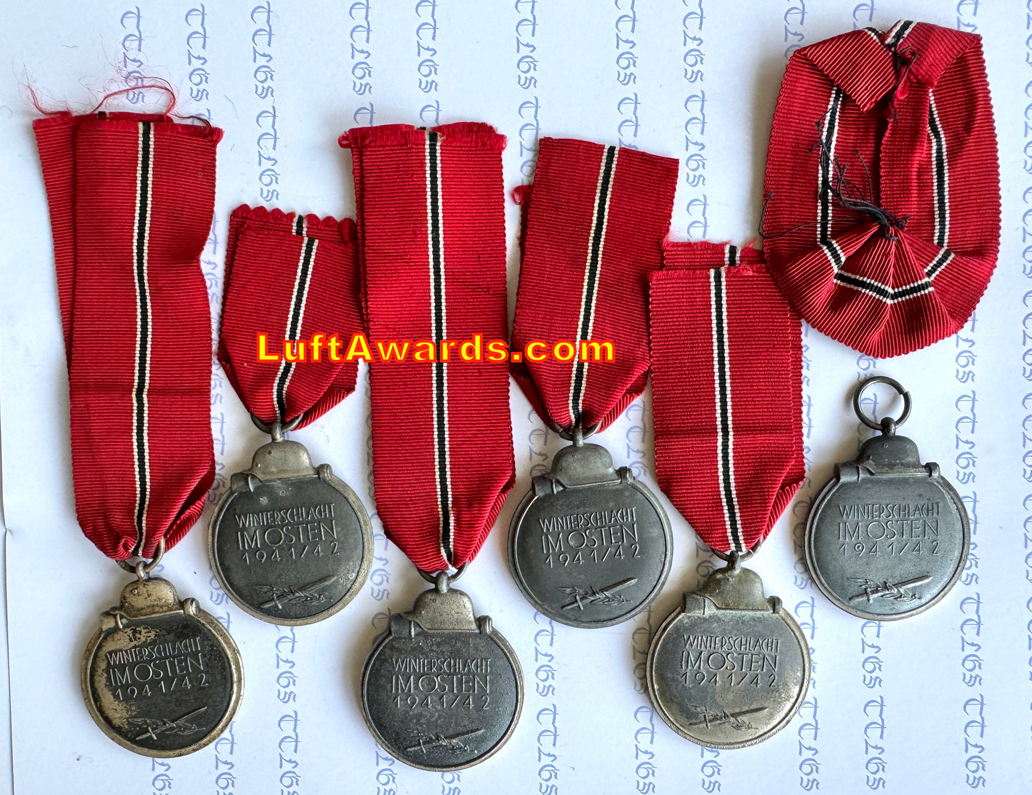 Eastern Front Medals Sold Individually (Contact us for single or multiple pricing)