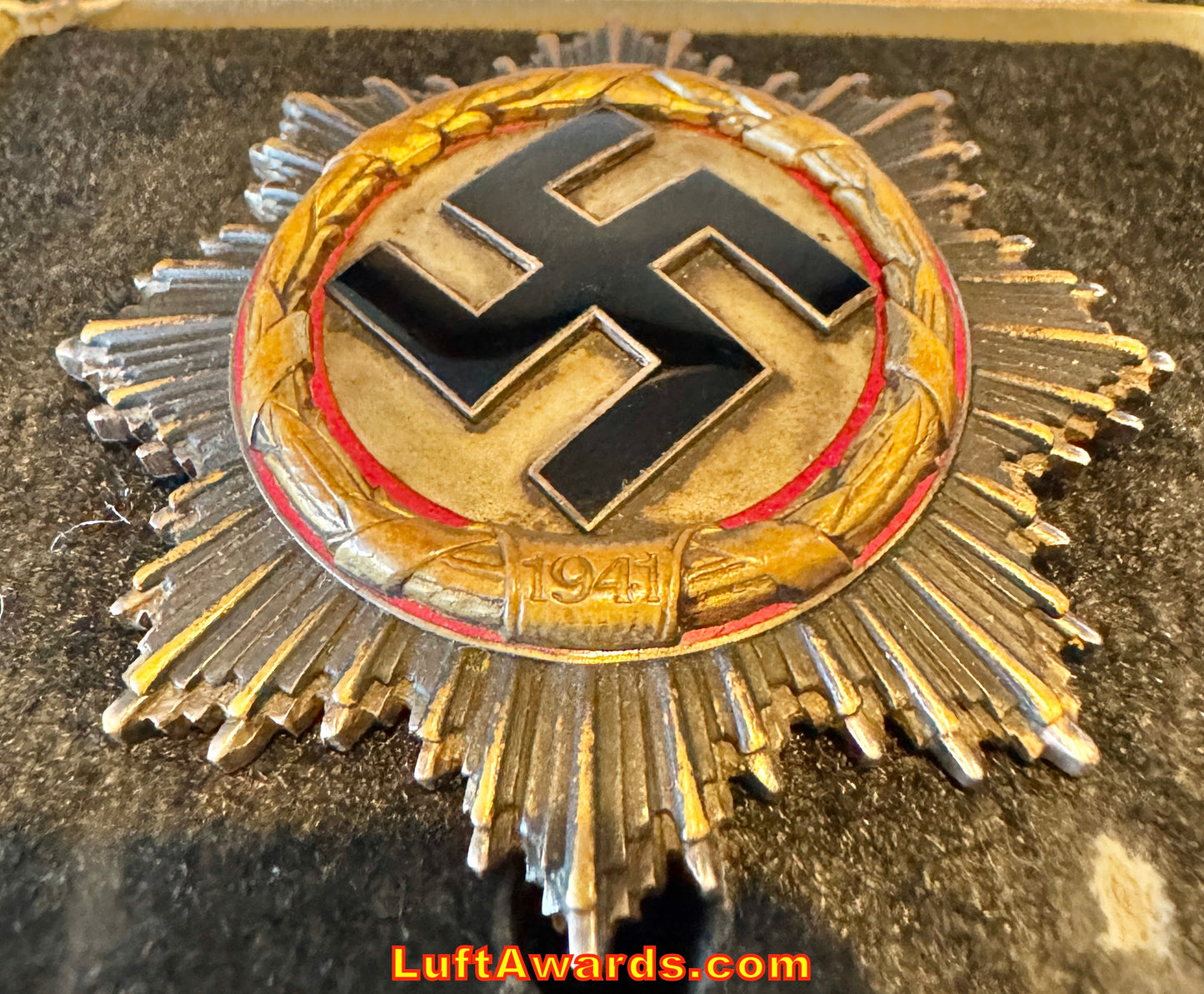 A German Cross Cased in Gold Deschler (Heavy) PRICE REDUCED