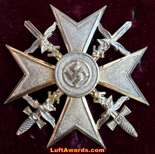 A GOLD Spain (Spanish) Cross Juncker 900 Presentation Piece Cased