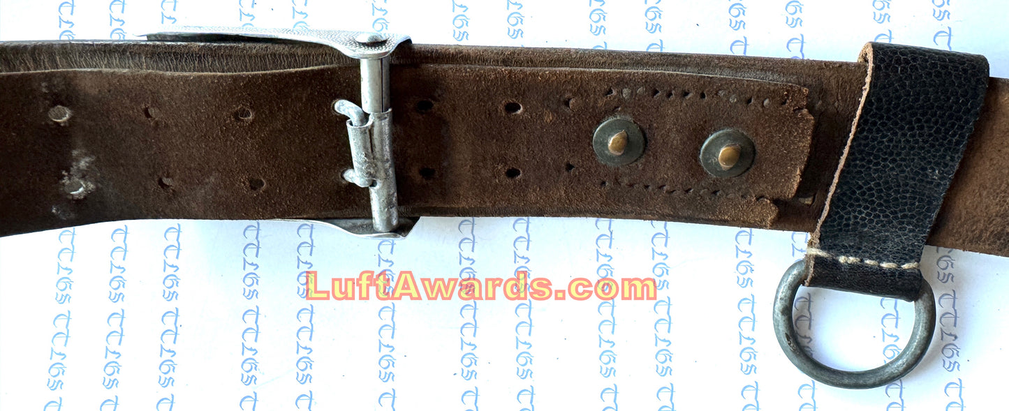 Buckle on Belt Black Aluminum w/D Ring