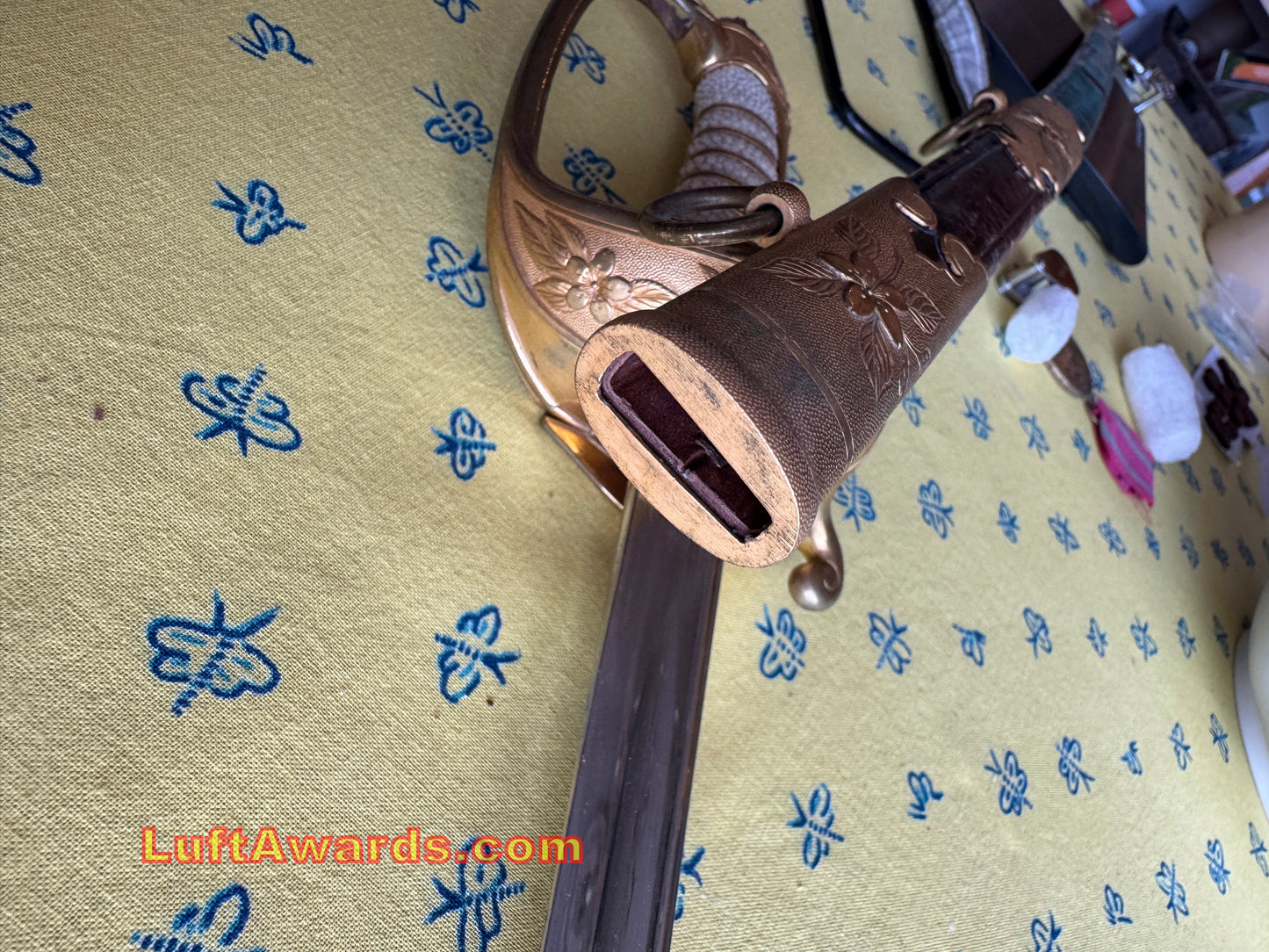 Japanese WWII Naval Officer's Sword EXC++ Clean Blade/Scabbard
