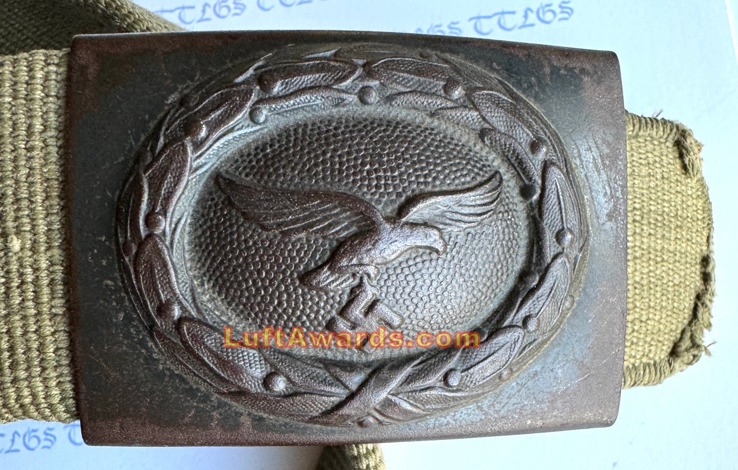 Tropical Web Belt Complete w/Buckle and D Ring Luftwaffe