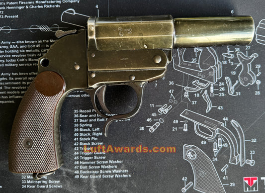 Leuchtpistole 34 Walther Flare Gun Typical Luftwaffe Carry