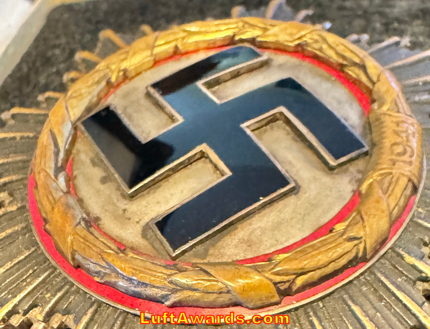 A German Cross Cased in Gold Deschler (Heavy) PRICE REDUCED