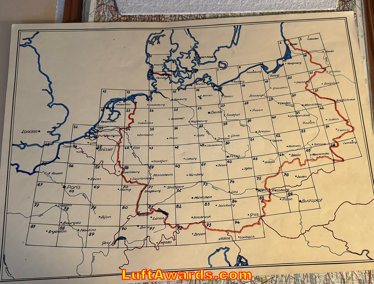 COMPLETE Set of 94Third Reich Luftwaffe Flight Maps