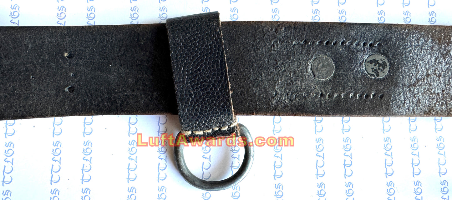 Buckle on Belt Black Aluminum w/D Ring