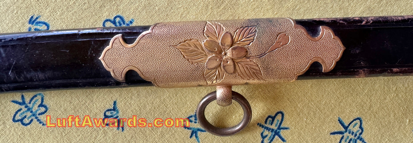 Japanese WWII Naval Officer's Sword EXC++ Clean Blade/Scabbard