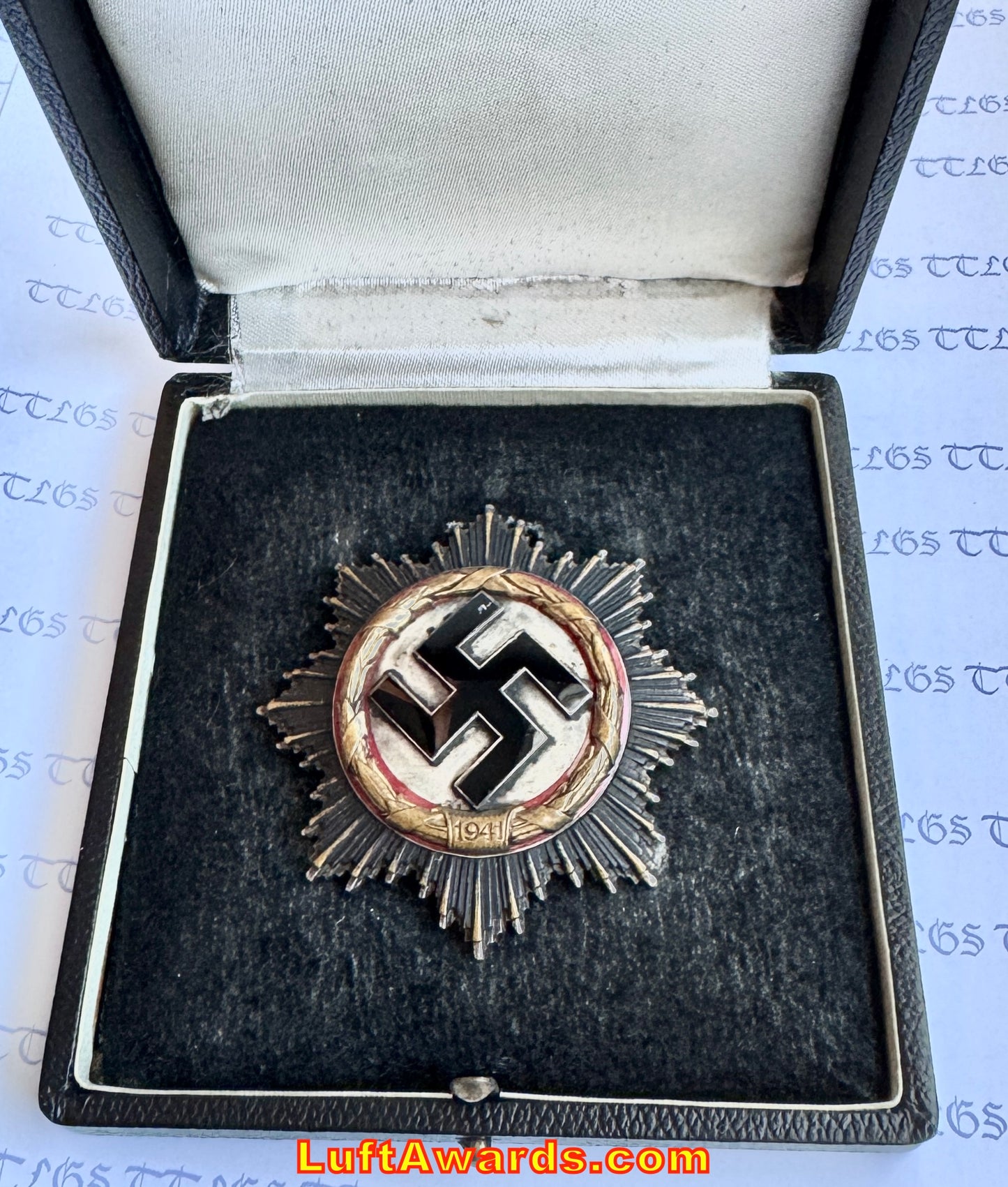 A German Cross Cased in Gold Deschler (Heavy) PRICE REDUCED