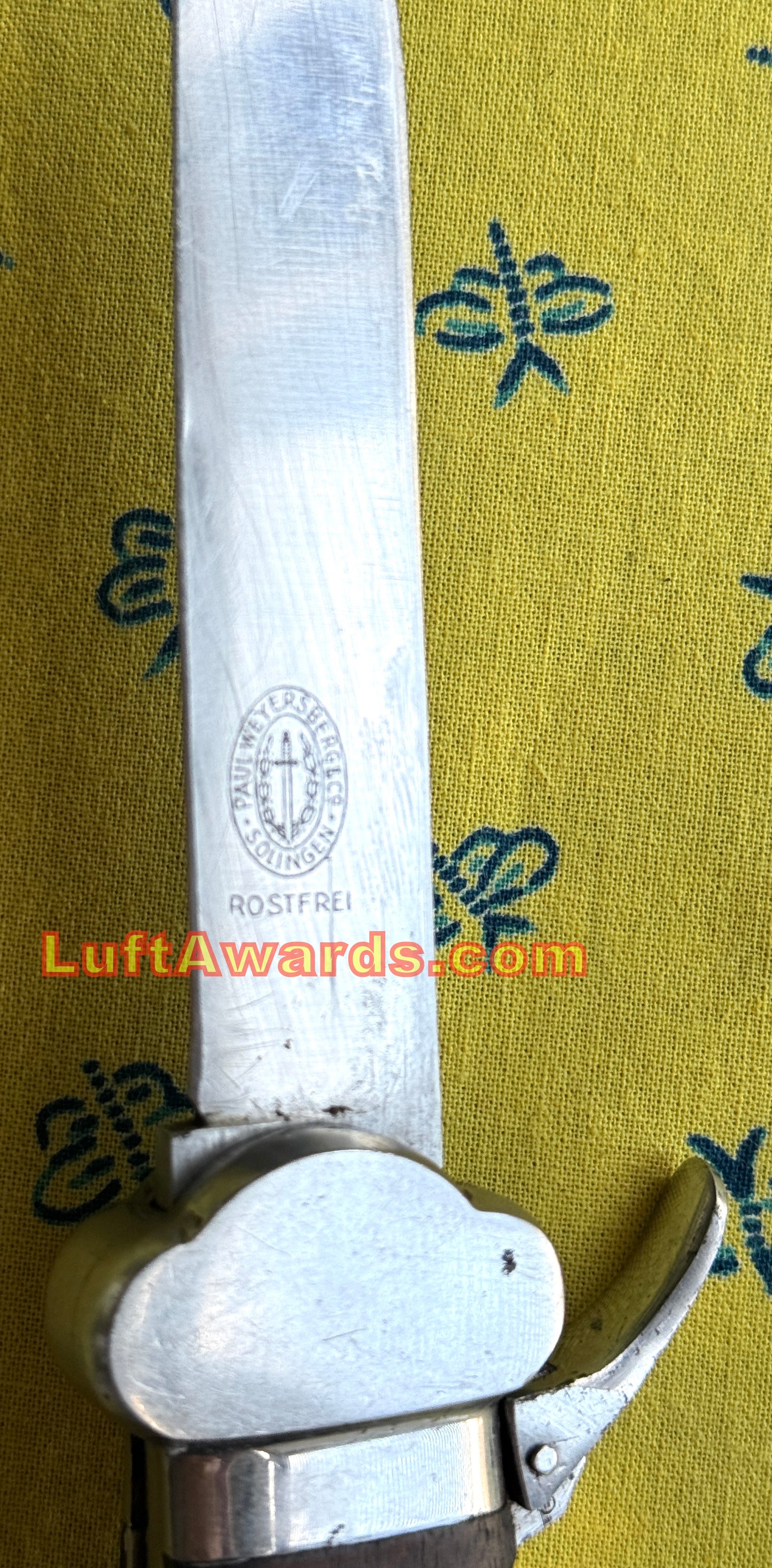 Gravity Knife Luftwaffe Paul Weyersburg Fliegerkappmesser