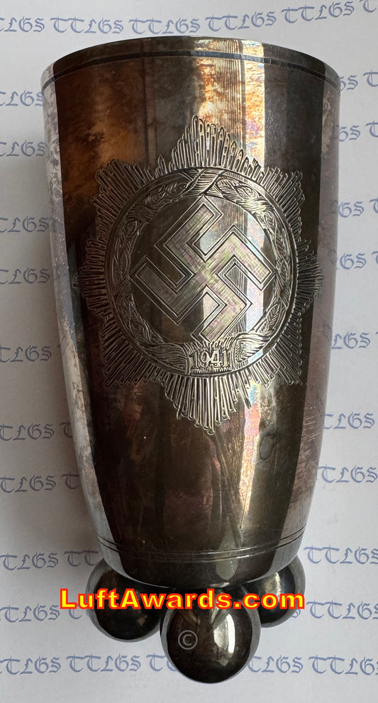 AA RK Winner DKiG Cup to Oberst Future General Ludwig Merker Ritterkreuz Träger Knights Cross