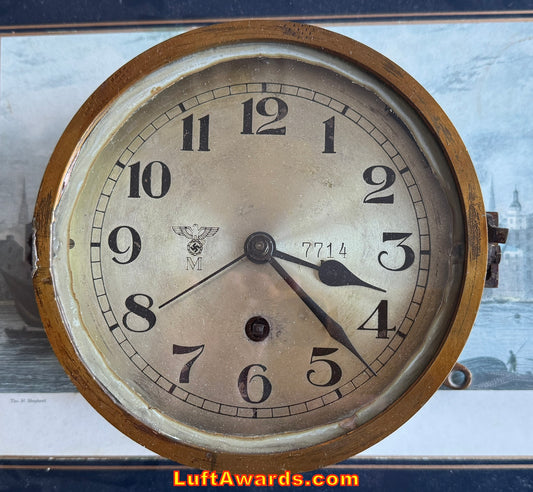 Kriegsmarine Ships Clock