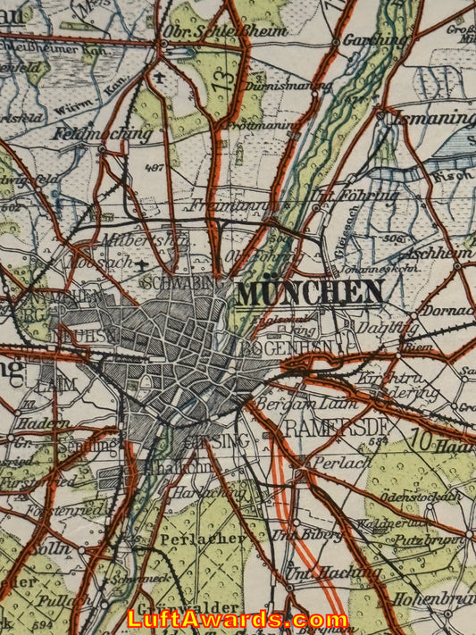 COMPLETE Set of 94Third Reich Luftwaffe Flight Maps