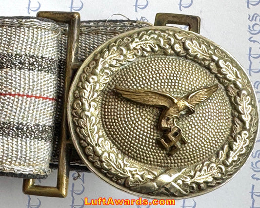 Luftwaffe Parade Belt Paradefeldbinde für Offiziere Droop Tail 1st Model