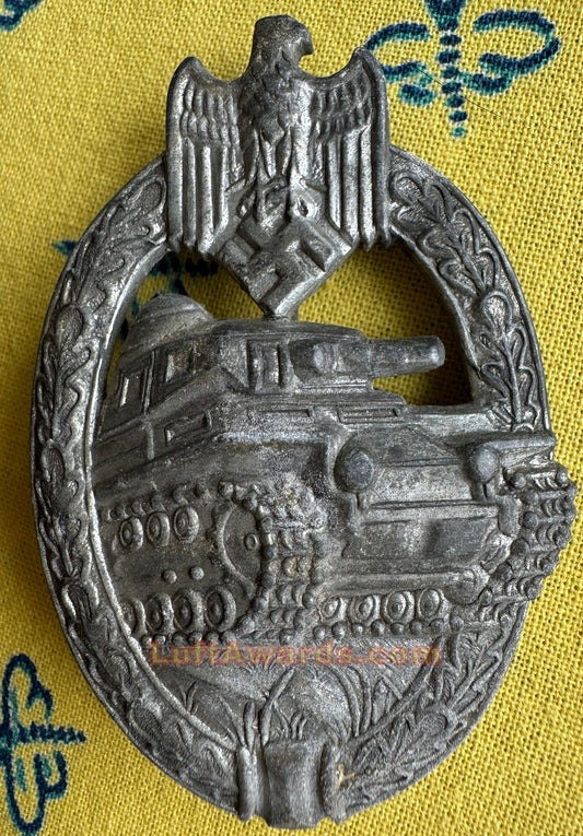 Panzer Assault Badge Silver AS in Triangle
