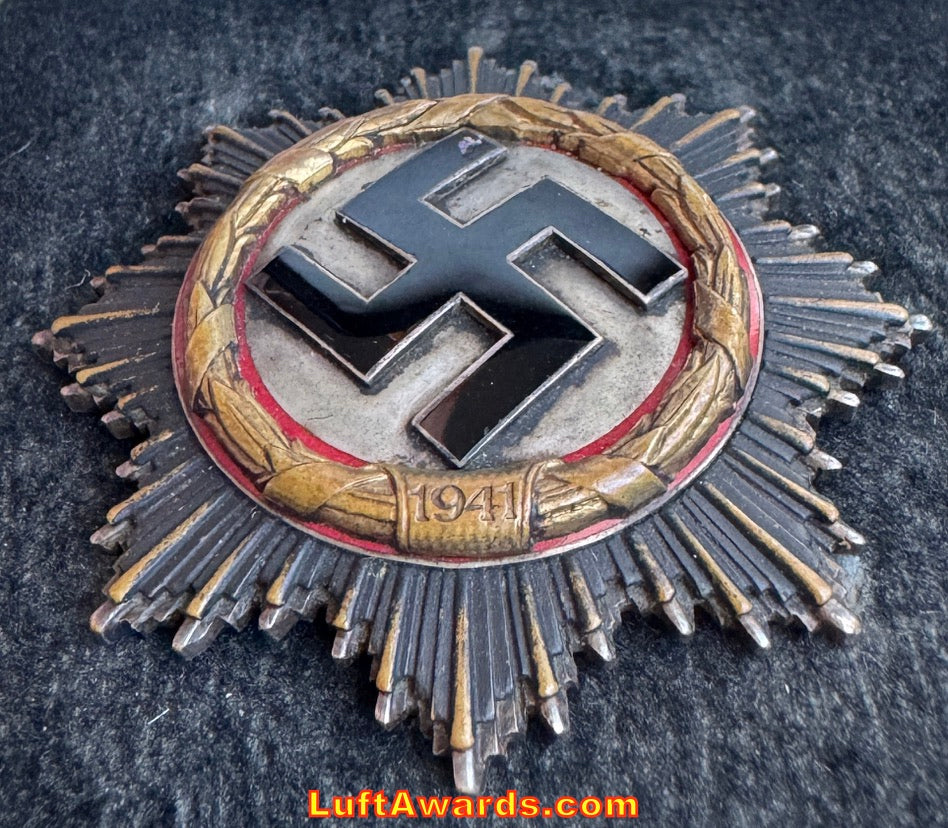 A German Cross Cased in Gold Deschler (Heavy) PRICE REDUCED