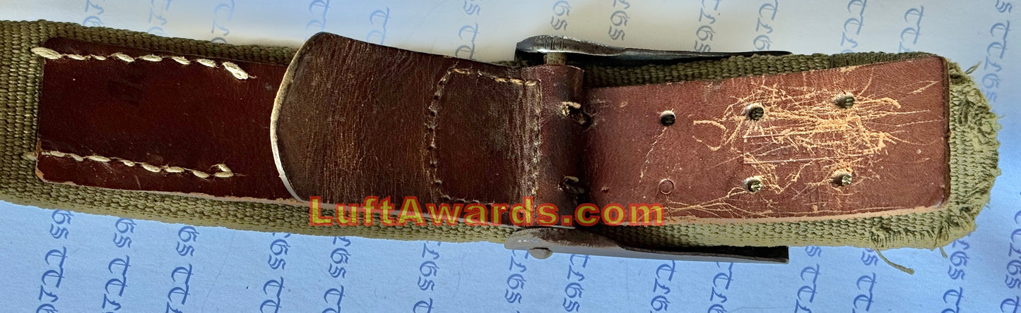 Tropical Web Belt Complete w/Buckle and D Ring Luftwaffe