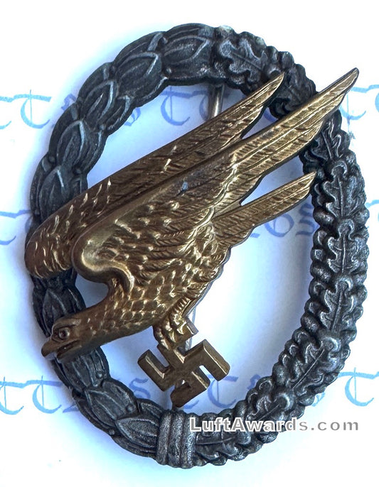 GWL Paratrooper Luftwaffe Badge Tombak