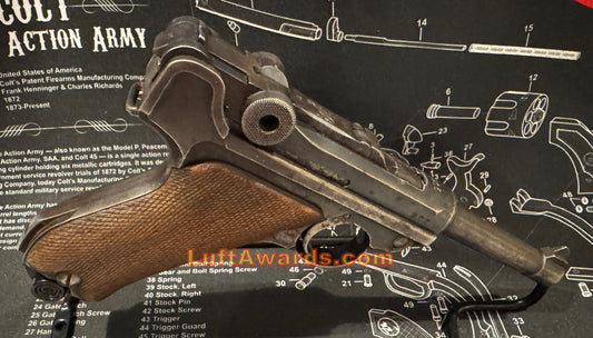 Erfurt Luger ~ 1916 ~ 9mm Firearm WWI Gun