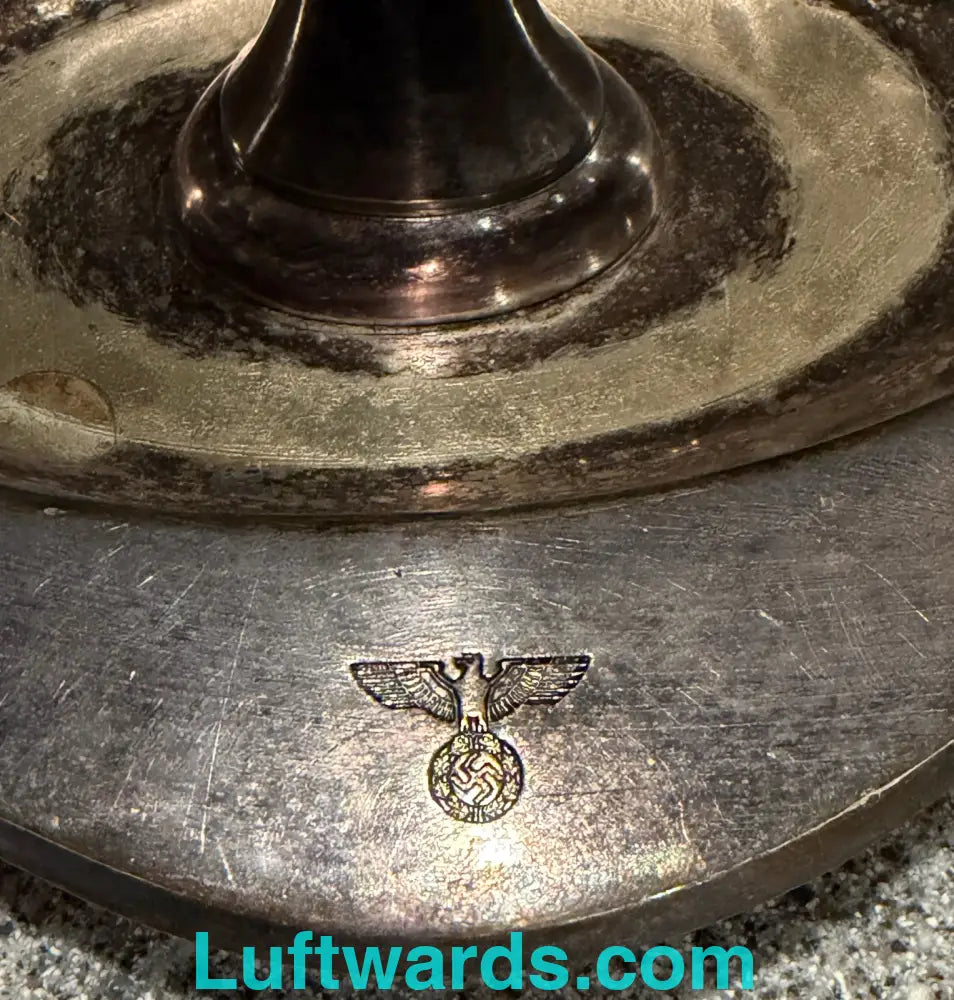 Jaeger Regiment 16 Wellner Match and Ashtray - Silver Silver Awards